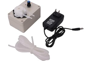 Zeroupshop Efficient Peristaltic Water Pump, DC 12V Peristaltic Pump, For Laboratory Use And 5 To 100 ML/min Adjustable Flowrate