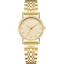 Montre Femme Carrée Dorée Acier Inoxydable - Mouvement Quartz Japonais, Étanche 3 ATM, Design Vintage Élégant - 9