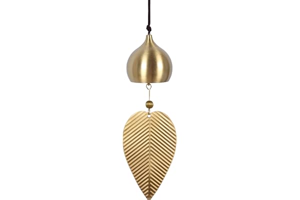 Small snail Cloche à Vent Japonaise Carillon Vintage en Cuivre Carillons Éoliens Décoratifs D'extérieur Décoratifs Suspendus pour Allée Jardin Cour Patio