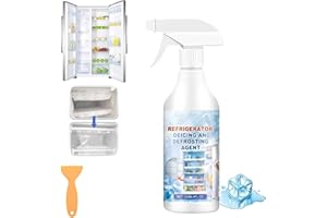 SRCASY Defrosting Spray for Fridge Freezer,Freezer defrosting spray defrosting spray for freezers only,Rapid Fridge Freezer Defrosting Spray,Powerful Refrigerator Freezer Defroster Spray 120ml