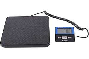 Brecknell Slim Heavy Duty Digital Shipping Postal Scale for Packages | 150lb/70kg Capacity | Mains & Battery Operated Portal Scale