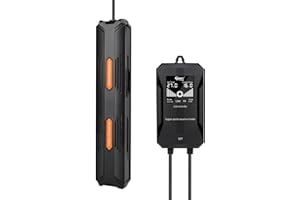 hygger Chauffage Aquarium,Chauffage pour Aquarium 500W Température Réglable avec Régulateur de Température Numérique LCD pour Réservoir de Poissons de 250-343L