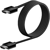 Belkin Y&uuml;ksek kaliteli Ultra Highspeed HDMI-2.1 kablo, 4K/Dolby Vision HDR, Apple TV'den optimum oynatma, 2,2 m &ndash; siyah