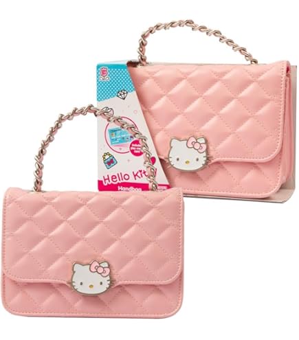 Purse Vintage Set Borsette Hello Kitty Per Bambine Con Adesivi E