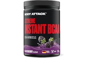‎BODY ATTACK SPORTS NUTRITION Body Attack Instant BCAA Extreme, Blackberry, 500 g