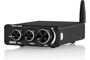 DOUK AUDIO Nobsound G3 100W Class D Hi-Fi Stereo Audio Mini Amplifier with Bluetooth 5.0, Treble & Bass Control for Home Theater