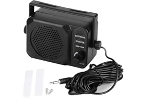 KIMISS Radio de Coche Mini Altavoz Externo Radio de 2 vías CB HF VHF UHF Transceptor Accesorio de Coche NSP-150V