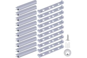 STYQUENZER 10 PCS Magnetic Push Latches for Cabinet Push to Open Door Latch Recessed Cabinet Doors Cabinet Soft Close Damper Quiet Close Closers for Kitchen Drawer Door Gray