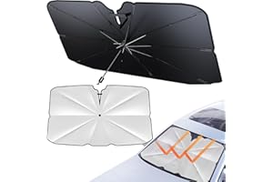 zykssy Auto Sonnenschutz Frontscheibe,Sonnenschirm Auto Frontscheibe,Auto Frontscheibe，Faltbarer Auto Sonnenschutz frontscheibe Innen,UV-Schutz,Wärmeisolierung,Passt Meisten Autos.