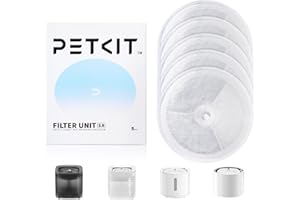 PETKIT Upgraded Filter Units 3.0 for PETKIT Pet Water Fountains EVERSWEET 2S/3/3 Pro, EVERSWEET Solo/Solo SE Replacement Filters (5pcs)