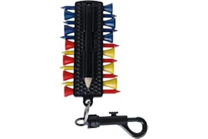 FOOTFUL géneric Support pour Tees de Golf Mixte, Noir, Taille Unique