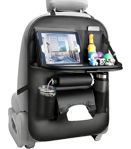 Backseat Car Organizer Leather Back Of Seat Car ... - Shein - View #3