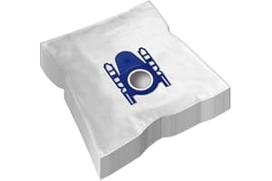 MOHMUS 20 worków do odkurzacza pasujących do Siemens VS 06 seria - VS06A110, VS06A111, VS06A211, VS06A212, VS06B112A - z higienicznym zamknięciem - w zestawie filtr - kompatybilny z Swirl S62, S67, S68, S73