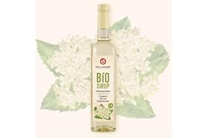 Höllinger bio Sirop de fleurs de sureau - végétalien, bouteille en verre 3x500ml - rafraîchissement floral