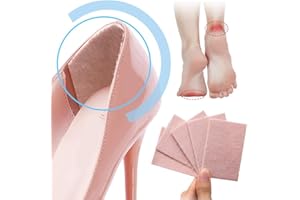 Sumiwish Moleskin para pies, 20 parches de prevención de ampollas, adhesivo para el cuidado de los pies para reducir el dolor de fricción, delgado y flexible