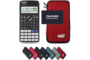Casio fx-991DE X Classwiz con Custodia Protettiva WYNGS inclusa Rosso - Calcolatrice Scientifica - Pacchetto Base (Tedesco)