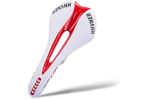 HNVNER Sella per Bici Mountain in Gel, Sella per Bicicletta Comodo Ergonomico Impermeabile e Traspirante Adatto per Biciclette, MTB, City Bike, Bici da Corsa
