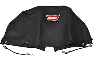 WARN 13917 Weiche Windenabdeckung mit Bungee-Schnurverschlüssen für 9.5ti und XD9000i Winden, schwarz