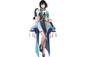 Fiamll Honkai Star Rail Cosplay Trailblazer 7th March Danheng Cosplay Costume Outfit Anime Uniform Full Set Halloween Carnival Festival Women Men Costume