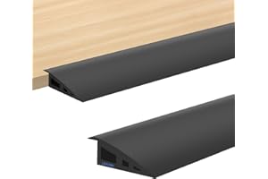 LIEKUMM Rubber Threshold Ramp 100 cm, 3–3.5 cm Height Floor Transition Strips, 1000 kg Load Capacity Threshold Strips for Doorways, Wheelchair Ramps for Doorways, Grass, Mobility Scooters, Golf Cart