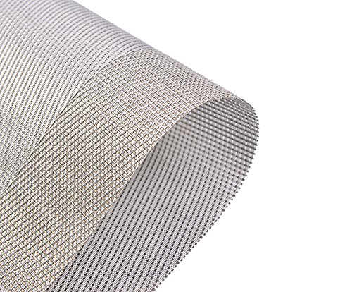 ISIYINER 6er-Set hochwertige Tischsets / Platzset braun 30×45 cm, gewebt aus PVC und Polyester, in verschiedenen Farben erhältlich - 5