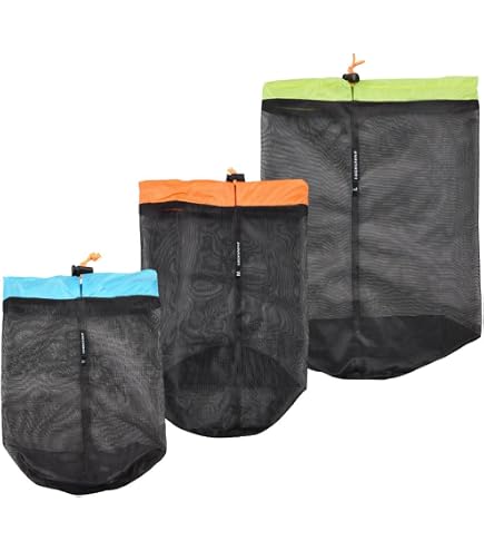 10 Stück Nylon-Netzbeutel Mit Kordelzug (2 Größen) – Praktische Organizer Für Kosmetik, Reise, Spielzeug & Mehr (schwarz)