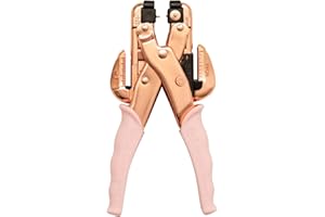 WE R MEMORY KEEPERS We R Crop-A-Dile Rose Gold perforación de agujeros y colocación de ojales. Multimaterial, perfora papel, cuero, aluminio delgado, tela, foamy-Goma EVA, plástico. Cubos removibles y codificados