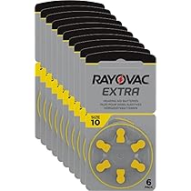 60x Tipo 312 Rayovac Extra Avanzato Apparecchi Acustici Batterie - Foto 9