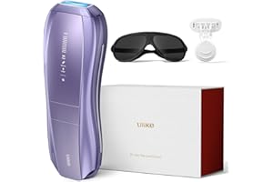Ulike Depiladora Láser para Mujeres y Hombres, Air 10 Depilación IPL, Enfriamiento Efecto Hielo, Casi Indolora, Resultados Duraderos, SkinSensor, 4 Modos, Uso en Casa, Cuerpo y Rostro, Púrpura