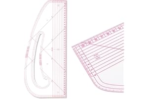 QEBIDVL Pattern Maker Quilting Rulers PVC Pattern Master Curve Ruler Sewing Tools for Tailor Designer