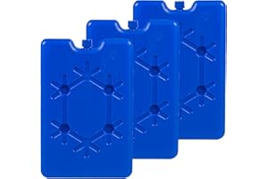 Albert Austin Home Freezer Blocks Reusable Ice Blocks for Cool Bags Space Saving Packs Cooler Ice Packs Non Toxic Food Kids Lunch Boxes Outdoor Camping Picnic Hiking