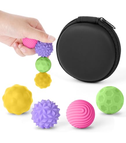 Magnetische Fidget Toys – 8 Stück, Anti-Stress Kugeln Mit Silikonhülle