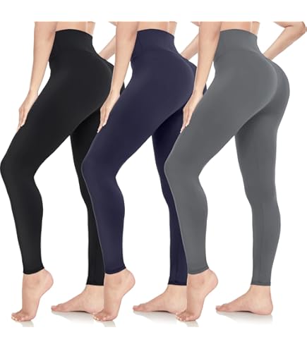 Leggins Capri Donna SINOPHANT 3/4 - Vita Alta, Opachi E Elasticizzati, Per Yoga, Fitness E Casual - Foto 5