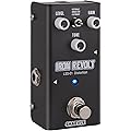 SHAEVLE Pédale de distorsion pour guitare - Circuit entièrement analogique avec 3 sonorités de distorsion, véritable bypass, format compact pour guitaristes IRON REVOLT (Distortion)