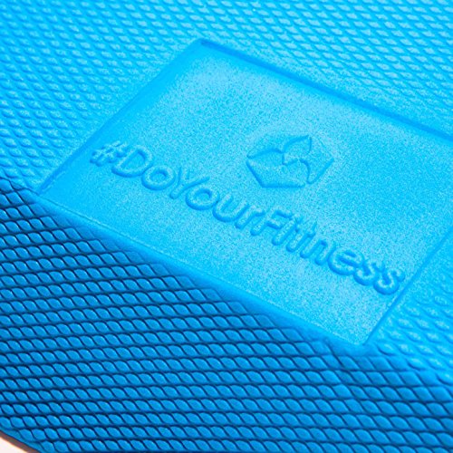 Balance-Board / Balance-Pad aus TPE-Schaumstoff »Libra« / Trapezförmige Gleichgewichtsmatte, Koordinations-Pad / in blau, schwarz oder orange / Größe 49x39x6,5cm Gewicht zirka 500g ideal für Gleichgewichtsübungen, Koordinationstraining und Balanceübungen. Das ideale Balanceboard / Wackeltbrett zur Steigerung der Stabilität sowie zur Therapie nach Muskelverletzungen. Vielseitig einsetzbar in der Physiotherapie und Rehabilitationsgymnastik zum gelenkschonenden Aufbau der Beinmuskulatur - 9