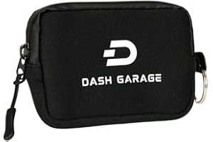 BIGH Monedero de Llaves - Llavero para Motos - Cartera Llaves Moto con Anilla Interior y Exterior - Monedero de Neopreno - Color: Negro