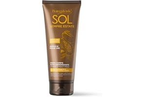 Bottega Verde - SOL Sempre Estate, Crema Autoabbronzante Corpo, 200 ml, Arricchita con Estratti di Papaya e Mango, Colorito Dorato e Naturale, Idratante, Profumo Agrumato, per Tutti i Tipi di Pelle
