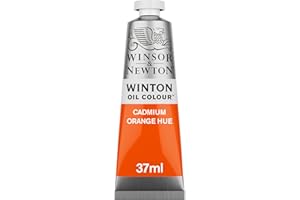Winsor & Newton Winton Oil Colour Tube, 37 ml - Cadmium Orange Hue,1414090