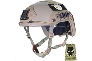 ATAIRSOFT Tactique Réglable Casque ABS Maritime Casque pour Airsoft à Vélo Militaire Paintball Chasse