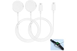FOGBUSH Watch Charger, 2Pcs iwatch Chargers Cable USB C Magnetic Watch Charger Wireless Fast Smart Watches Chargers Compatible with Apple Watches Series S1/2/3/4/5/6/7/8 SE/Ultra