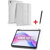 Honor Pad X9A Uyumlu Trifolding Kalem B&ouml;lmeli Silikon Kılıf + Ekran Koruyucu + Kalem