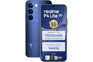realme P4 Lite 5G (Mosaic Blue, 128GB Storage) (4GB RAM)