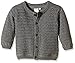 NAME IT Baby Boys Button Front Long Sleeve Cardigan -  Grey - 3-6 Months