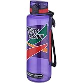 Uzspace Sports Passion B&uuml;y&uuml;k Boy 1200 ml Tritan Su Matarası Kaydırmaz Tutma &Ouml;zelliği