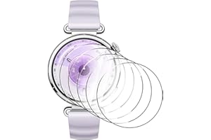AOKUMA Screen Protector for Huawei Watch GT6/GT 6/GT5 41mm/Xiaomi Wacth S4 Tempered Glass, [5 Pack] Premium Quality Guard Film, Case Friendly, Shatterproof, Shockproof, Scratchproof, Oilproof