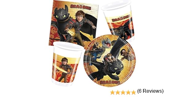 Mequib Com Articoli Per Feste E Compleanni Hobby Creativi Decorazione Di Dreamworks Bambini Compleanno Bambini Festa Feste Di Compleanno Palloncini Dragon Trainer Drago Bicchiere Procos Carpeta 37 Pezzi Party Set Dragons Con Piatto