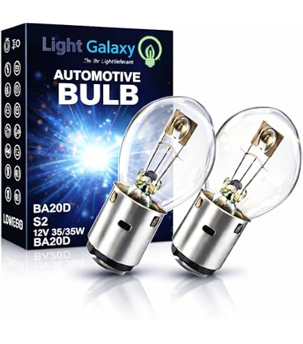 Lampe 12 volts 35/35 Watts à culot BA20D - Plein Phares Plein Feux