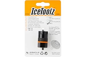 ICETOOLZ Diverse Shimano Cassette, Attrezzo Per Anello Di Bloccaggio Unisex Adulto, Nero, M