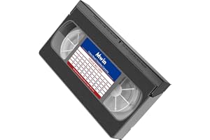 Mwin VHS-bandrengörare för VHS/VCR-spelare, återanvändbar videobandrengöringsremsa, torrteknik – ingen vätska krävs