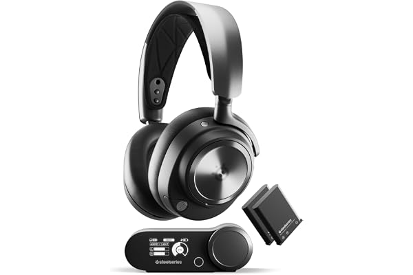 SteelSeries Arctis Nova Pro Wireless X - gaming multi-système- Haut-parleurs magnétiques en néodyme- Réduction de bruit active- Autonomie sans fil illimitée- Mic ClearCast Gen 2- PS5,PC,Switch,Mobile